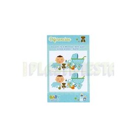 Juego baby shower Diferencias niño 10 pz