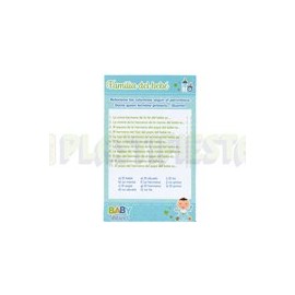 Juego baby shower Familia del bebé niño 10 pz
