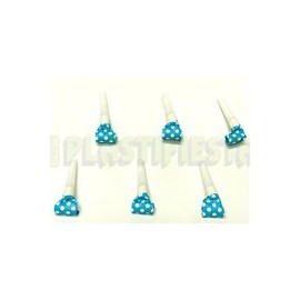 Espantasuegra Polka azul 6 pz
