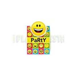 Invitación Emojis 8 pz