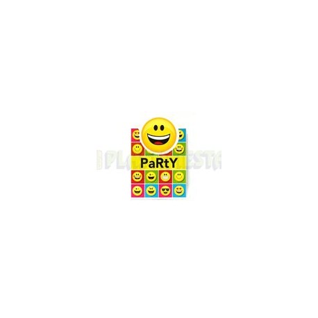 Invitación Emojis 8 pz