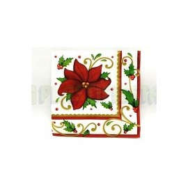 Servilleta coctél Winter botanical 20 pz