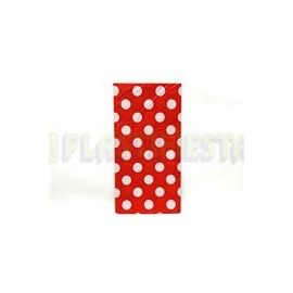 Mantel Polka dots Rojo rectangular 1 pz