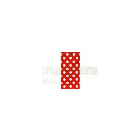 Mantel Polka dots Rojo rectangular 1 pz