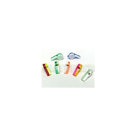 Silbato ingles colores 25 pz