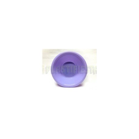 Plato hondo plástico 12 oz Lavanda 20 pz