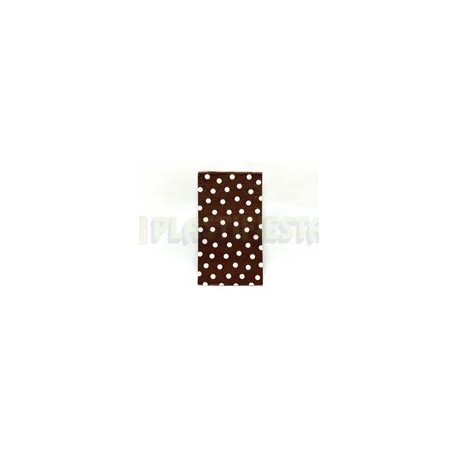 Servilleta invitado Polka dots Chocolate 16 pz