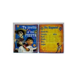 Invitación Coco 6 pz