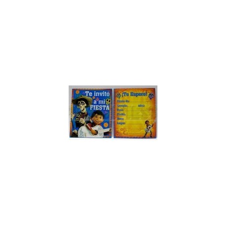Invitación Coco 6 pz