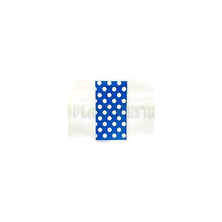 Mantel Polka dots Azul rey rectangular 1 pz