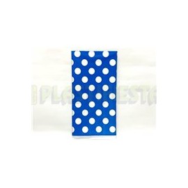 Mantel Polka dots Azul rey rectangular 1 pz