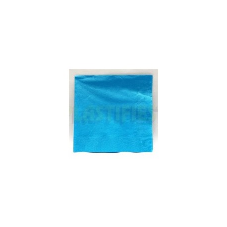 Servilleta lunch Azul caribe 50 pz