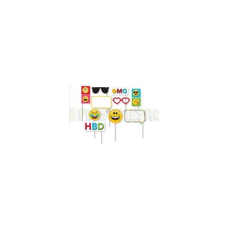 Party props Emojis 12 pz