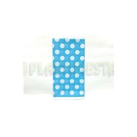 Mantel Polka dots Azul bebé rectangular 1 pz