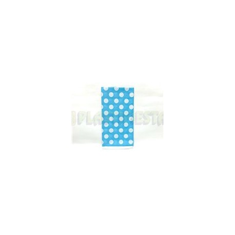 Mantel Polka dots Azul bebé rectangular 1 pz