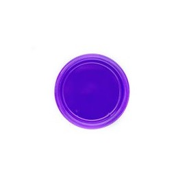 Plato de plástico redondo No.5 Sólido Morado 25 pz