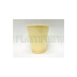 Vaso de plástico 7 oz Vainilla 24 pz