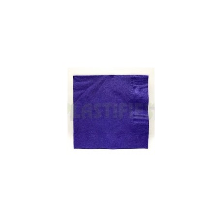 Servilleta lunch Morado 50 pz