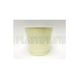 Vaso de plástico 9 oz Vainilla 20 pz