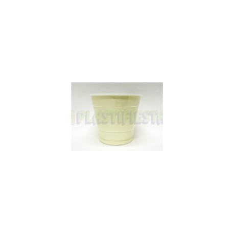Vaso de plástico 9 oz Vainilla 20 pz