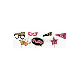 Party props XV años 12 pz
