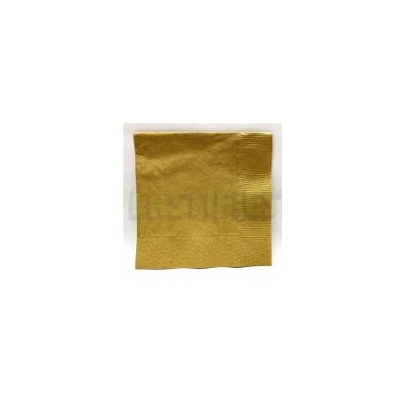 Servilleta cóctel Dorado 50 pz