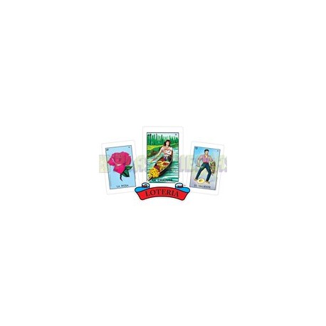 Adorno movil Loteria Mexicana 1 pz