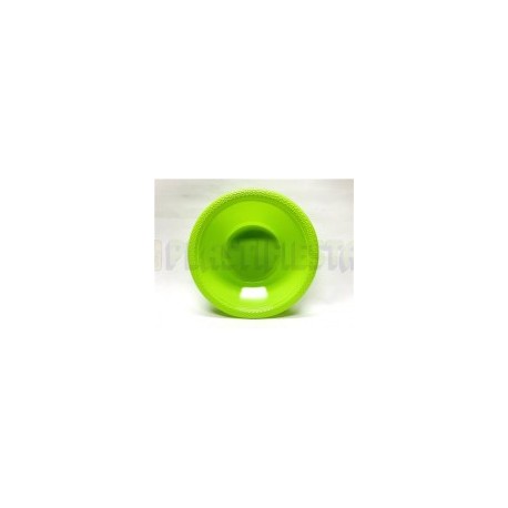 Plato hondo plástico 12 oz Verde kiwi 20 pz