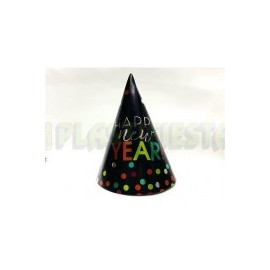 Gorro cónico Happy new year colores 1 pz