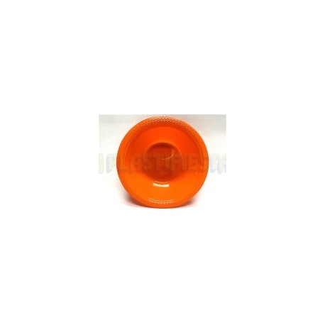 Plato hondo plástico 12 oz Naranja 20 pz
