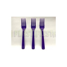 Tenedor Morado 20 pz