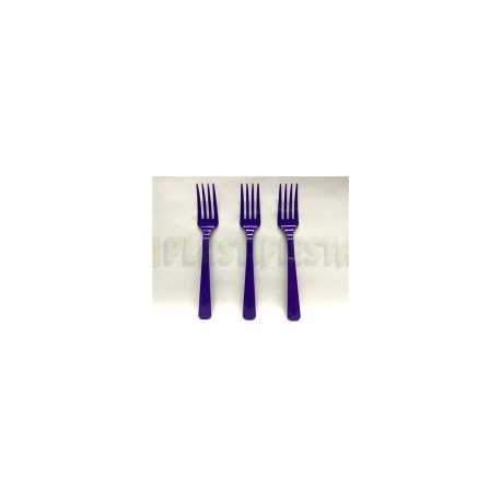 Tenedor Morado 20 pz