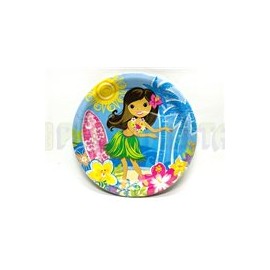 Plato fiesta Fiesta hawaiana 8 pz