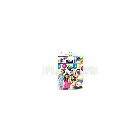 Party props Pride rainbow 12 pz