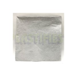 Servilleta cóctel Plata 50 pz