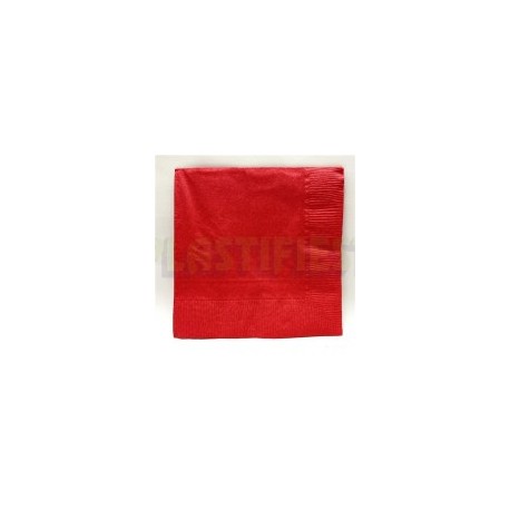 Servilleta lunch Rojo 50 pz