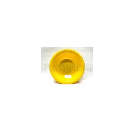 Plato hondo plástico 12 oz Amarillo brillante 20 pz
