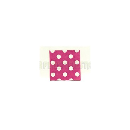 Servilleta cóctel Polka dots Magenta 16 pz