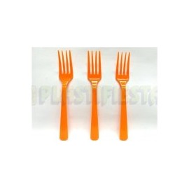 Tenedor Naranja 20 pz