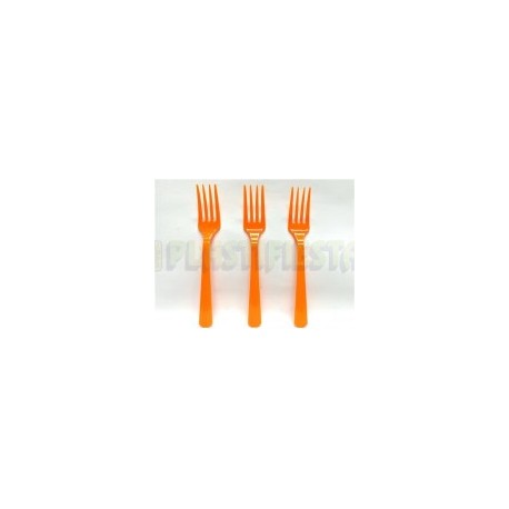 Tenedor Naranja 20 pz