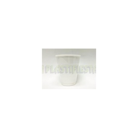 Vaso de plástico 7 oz Blanco 24 pz