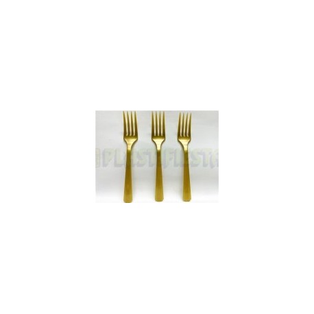 Tenedor Dorado 20 pz
