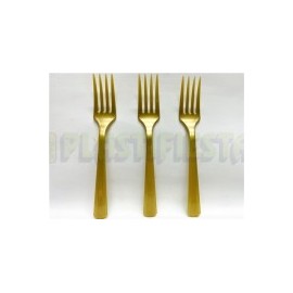 Tenedor Dorado 20 pz