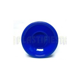 Plato hondo plástico 12 oz Azul rey 20 pz