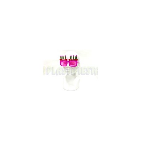 Lentes Happy birthday velitas 1 pz