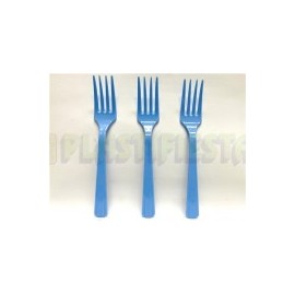Tenedor Azul bebé 20 pz