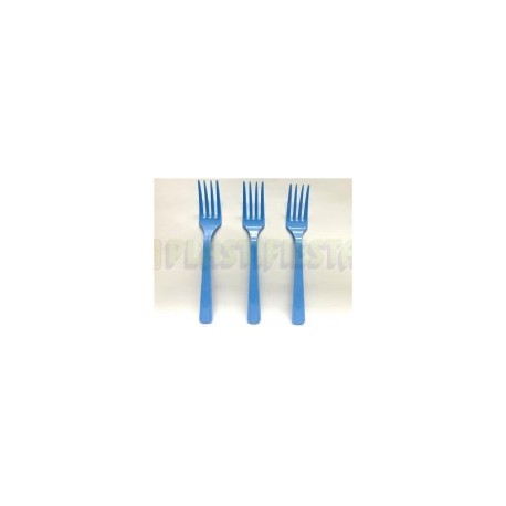 Tenedor Azul bebé 20 pz