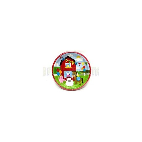 Plato fiesta La granja 8 pz