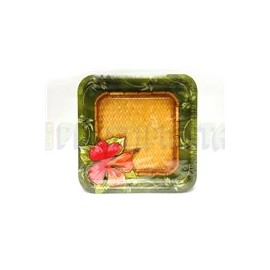 Plato fiesta Tejido bambú 8 pz