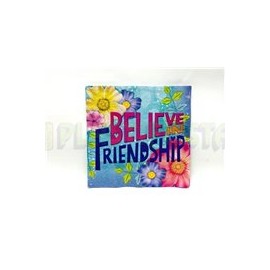 Servilleta cóctel Belive in friendship 16 pz